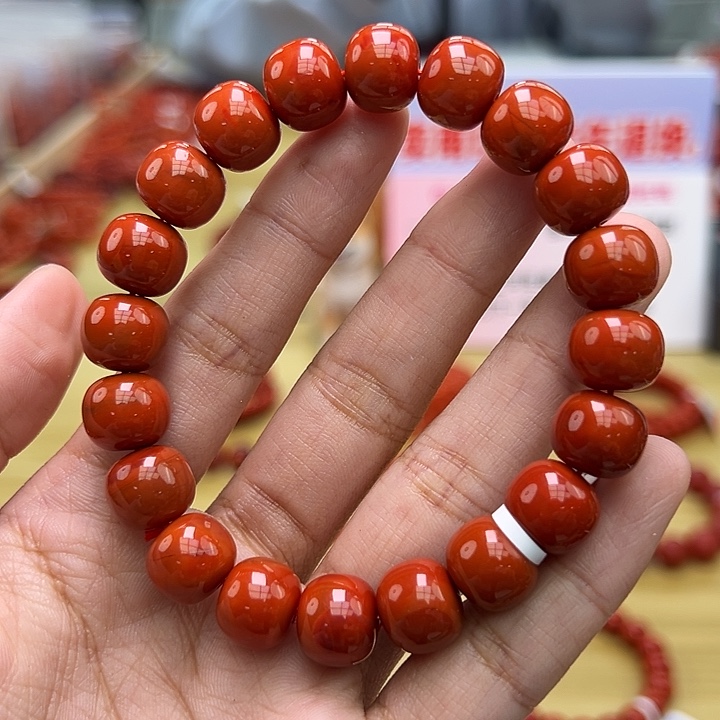 南红玛瑙多样性发一，卡11mm未镶嵌