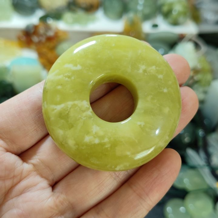 岫玉平安扣未镶嵌