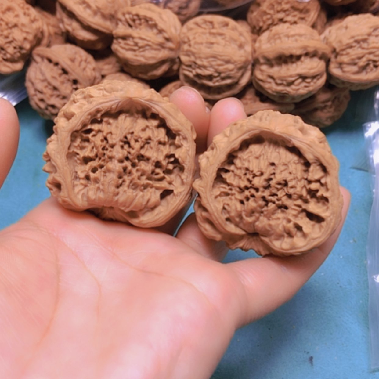 【闪购商品】把件核桃42蛇头修尖