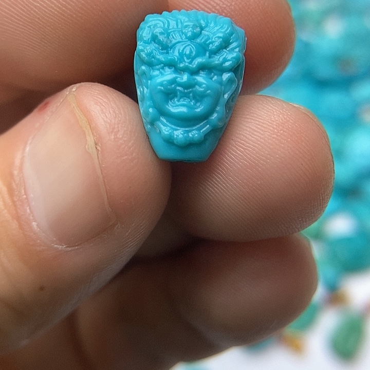 绿松石珠宝奇石未镶嵌