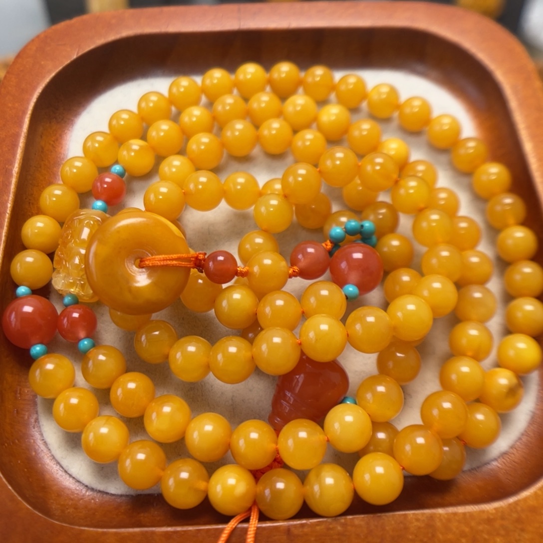 蜜蜡未镶嵌手链蜜蜡