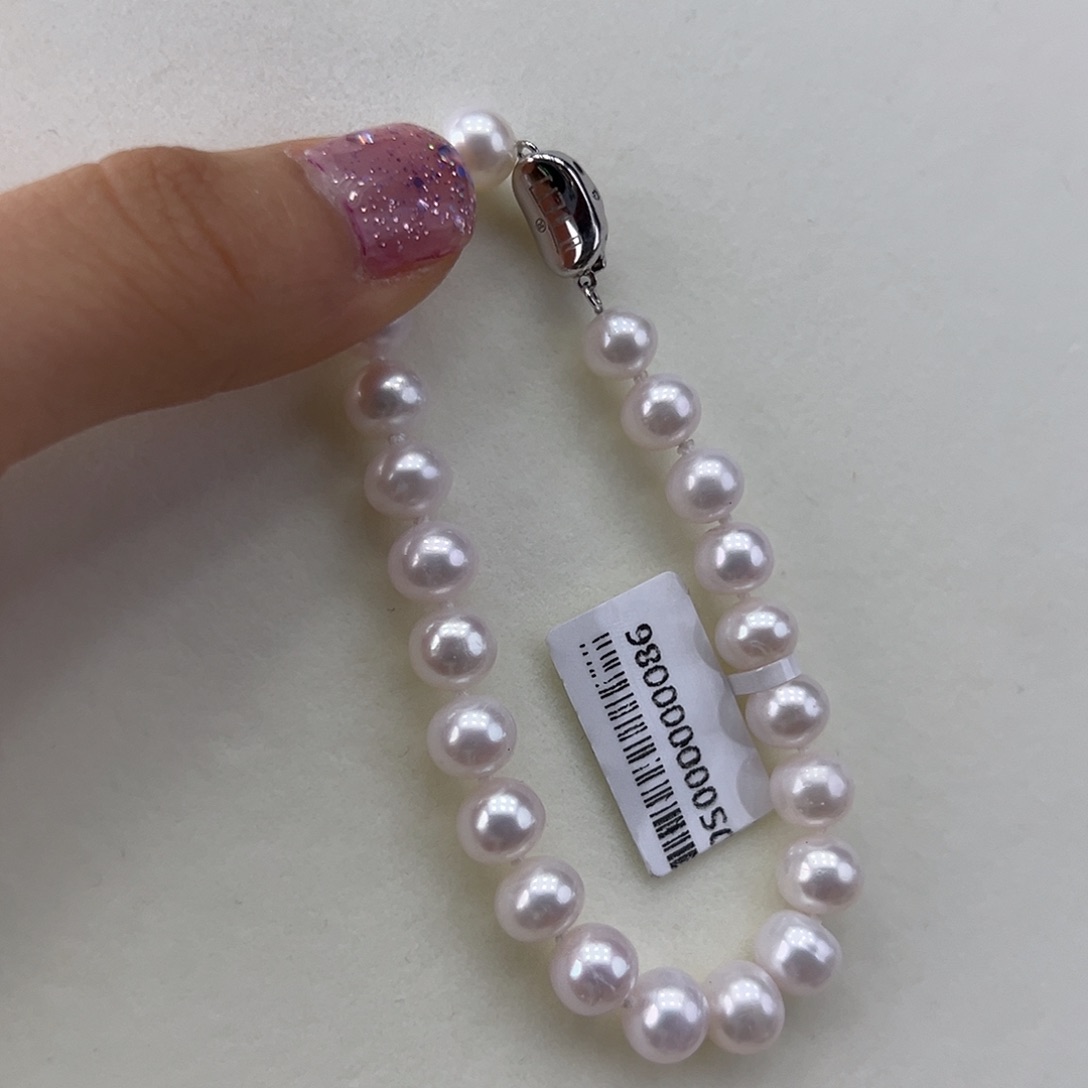 淡水珍珠手绳未镶嵌➕7.8冷白