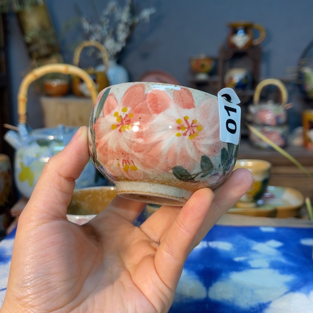 杯素浅陶瓷手工手绘