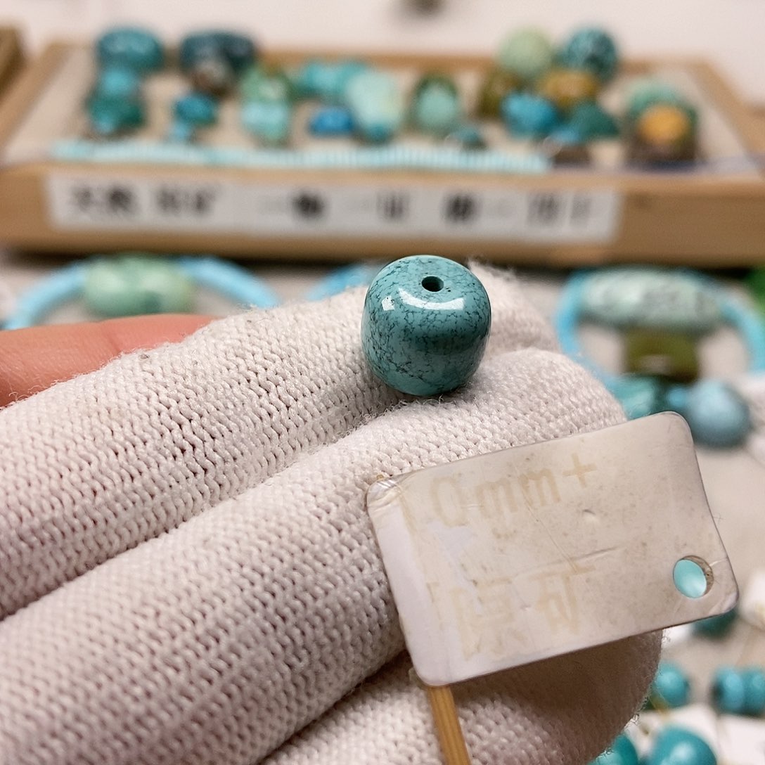 未镶嵌绿松石珠宝半成品