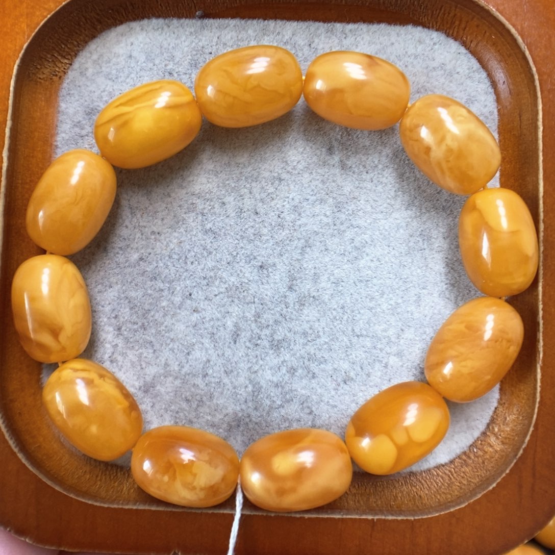 蜜蜡手串未镶嵌蜜蜡