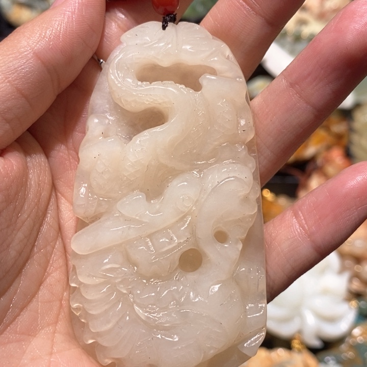 岫玉毛衣链未镶嵌