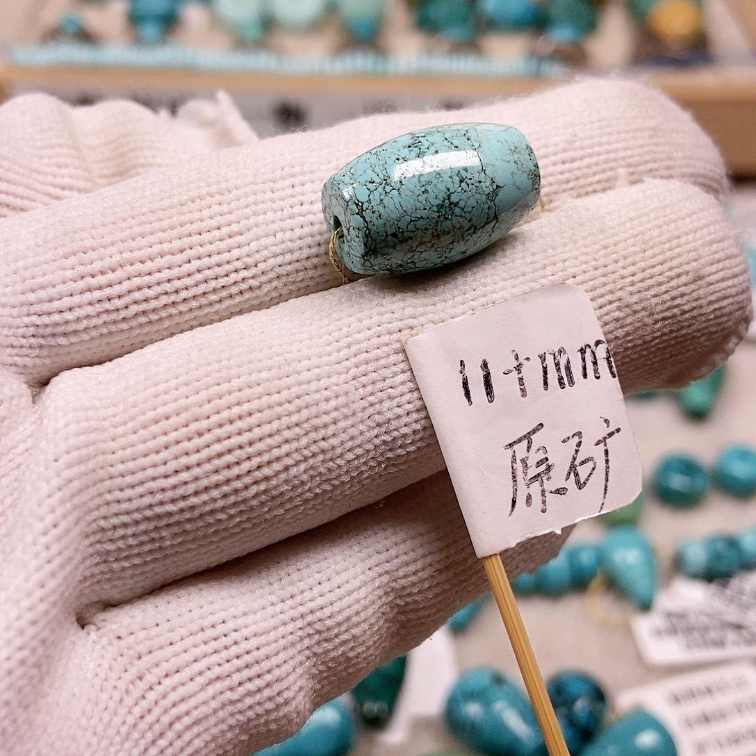 未镶嵌绿松石珠宝半成品