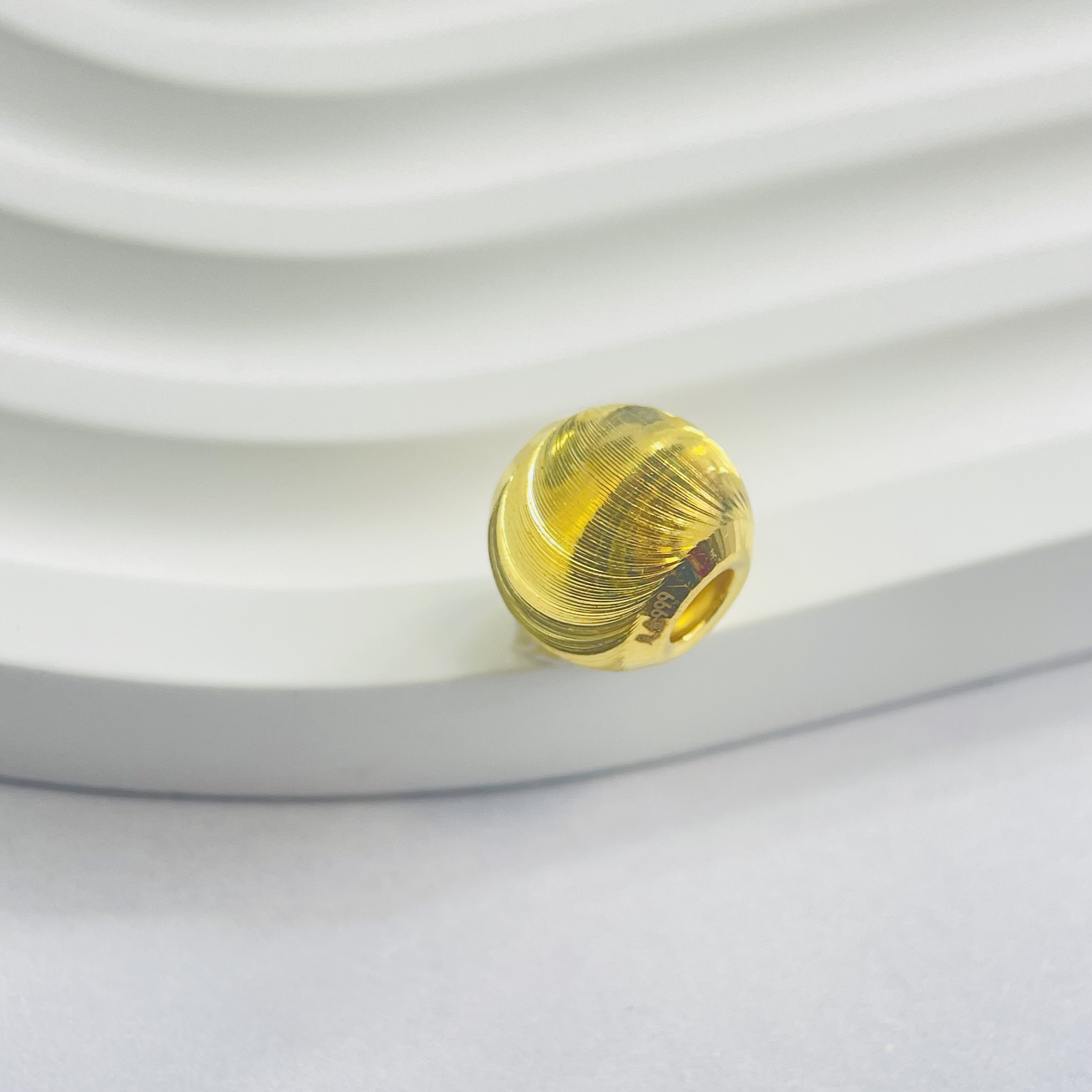 黄金足金999卡10猫眼珠DP2928-0560