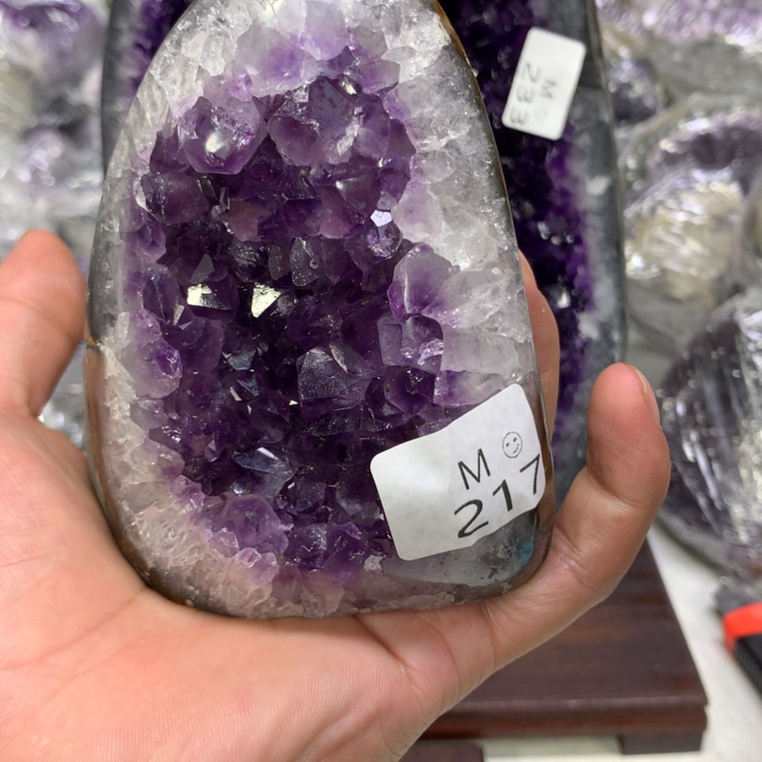 紫晶摆件未镶嵌水晶