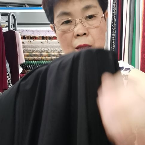 醋酸棉布料黑色的2米