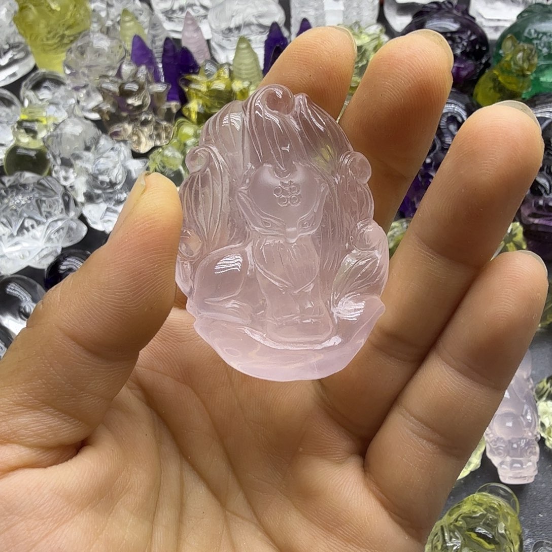摆件未镶嵌水晶吊坠