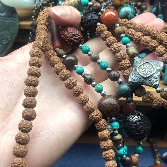 迪***豆女款项链搭配独家订制