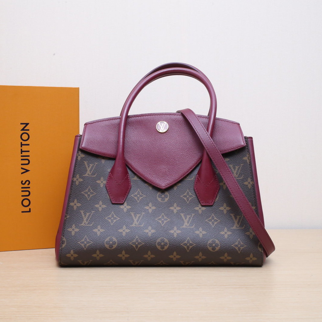 95新 LouisVuitton/路易威登 攀攀  手提单肩包皮革C2016 705323