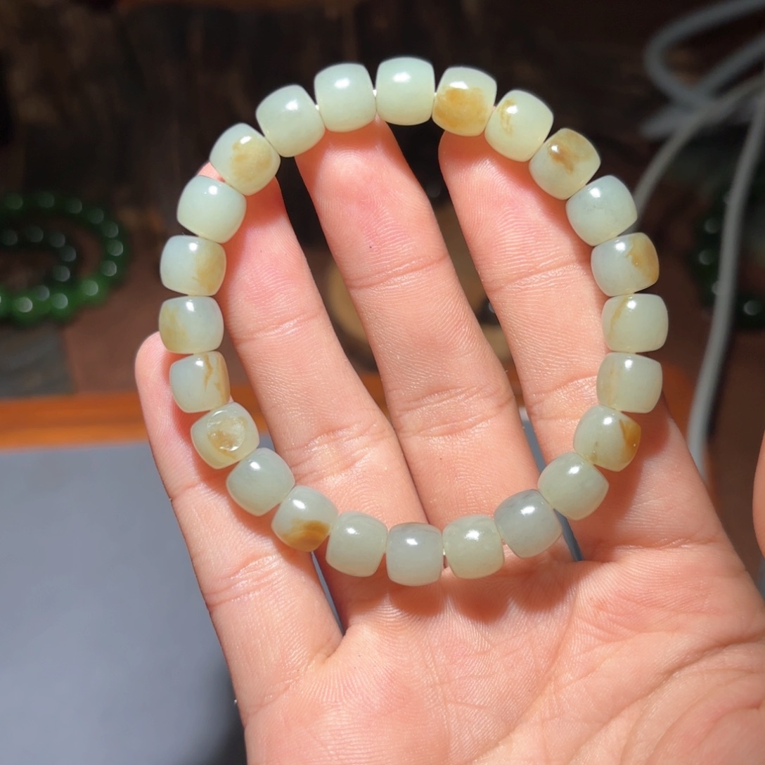 和田玉手链未镶嵌