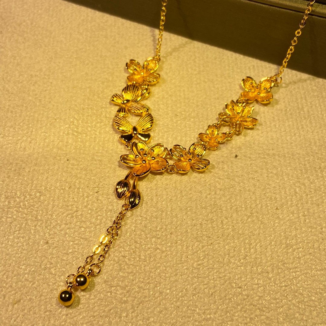 7071【项链】轻奢精品金色女士项链