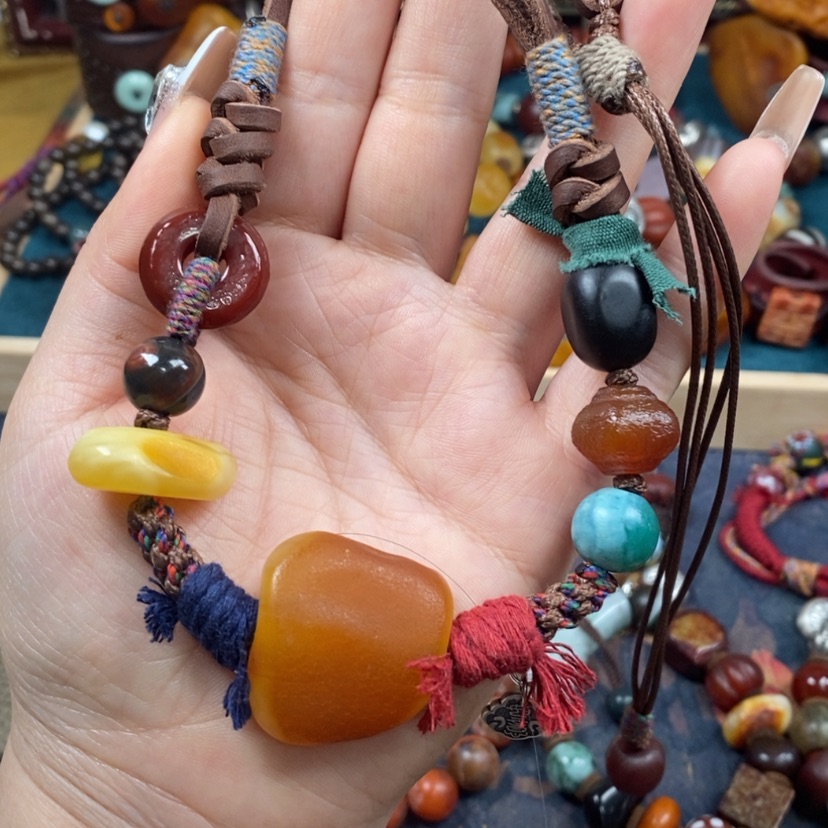 【闪购商品】蜜蜡颈饰未镶嵌项链