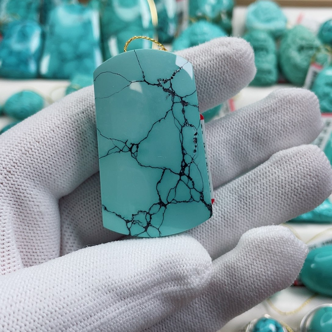 绿松石车挂未镶嵌