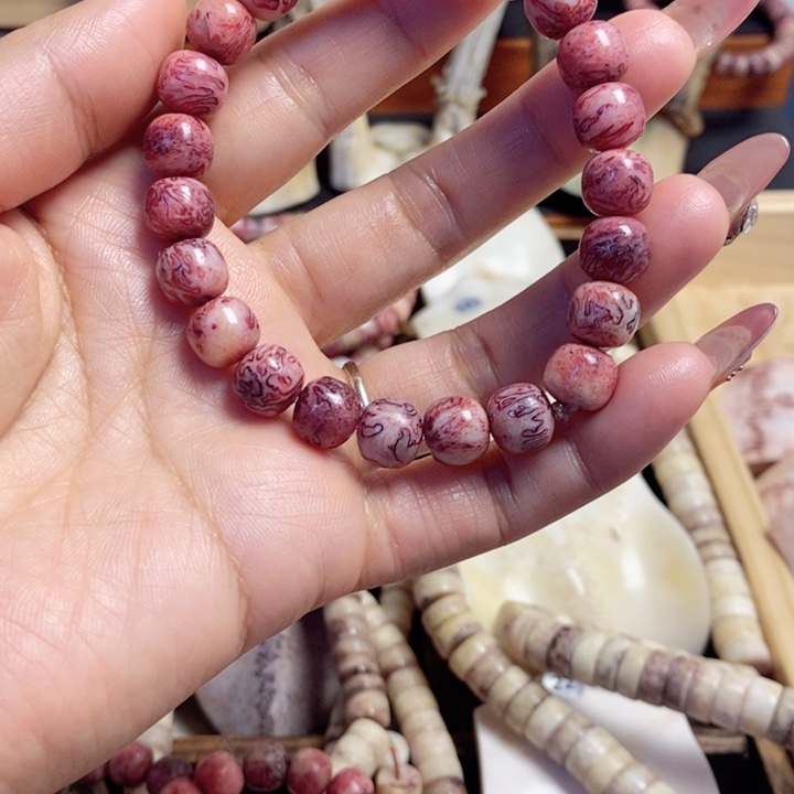 把件鹿骨降*养殖鹿鹿三界手串