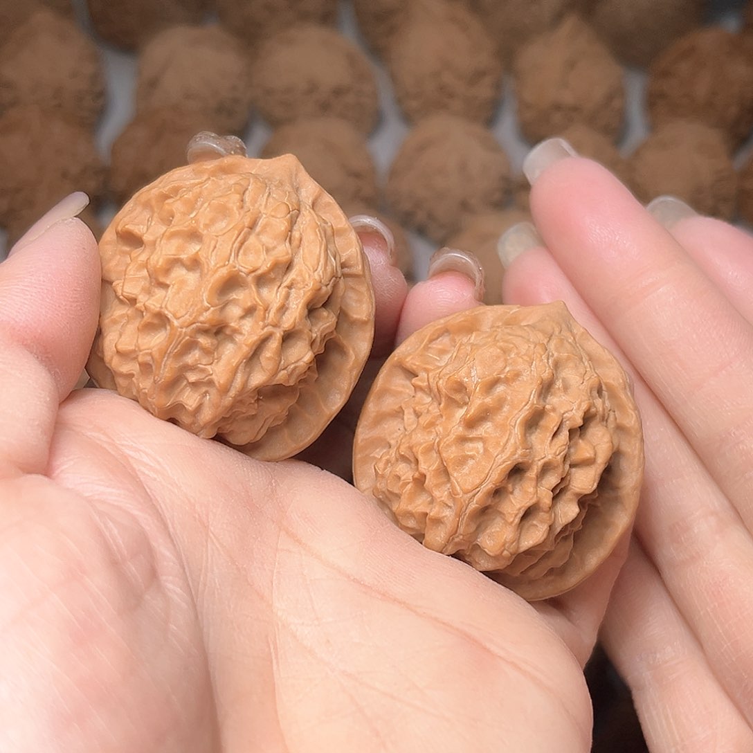 桃核把件玉玲珑40全品