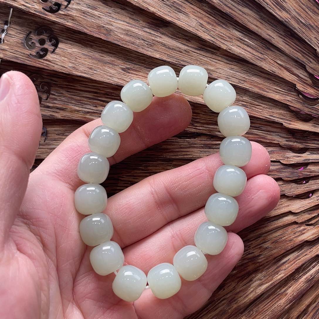 和田玉手串未镶嵌11.12老型