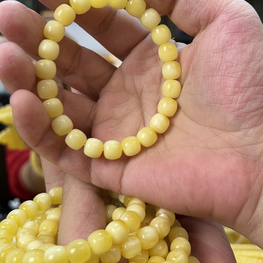 琥珀珠宝奇石未镶嵌多样性发其一9m m