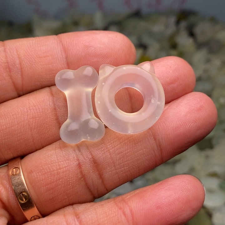 蛇纹石玉颈饰合金153
