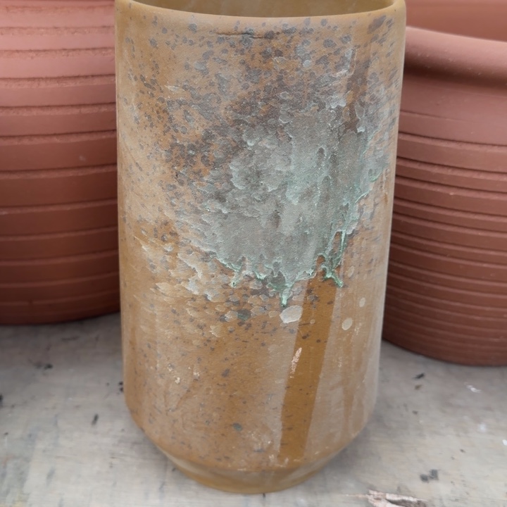 紫砂花盆口14高28宜兴紫砂 