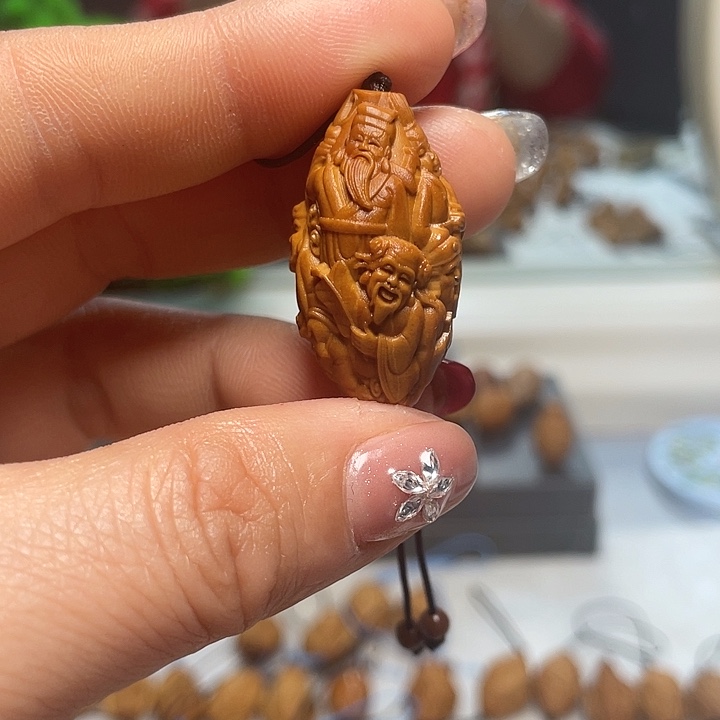 橄榄核吊坠，橄榄核