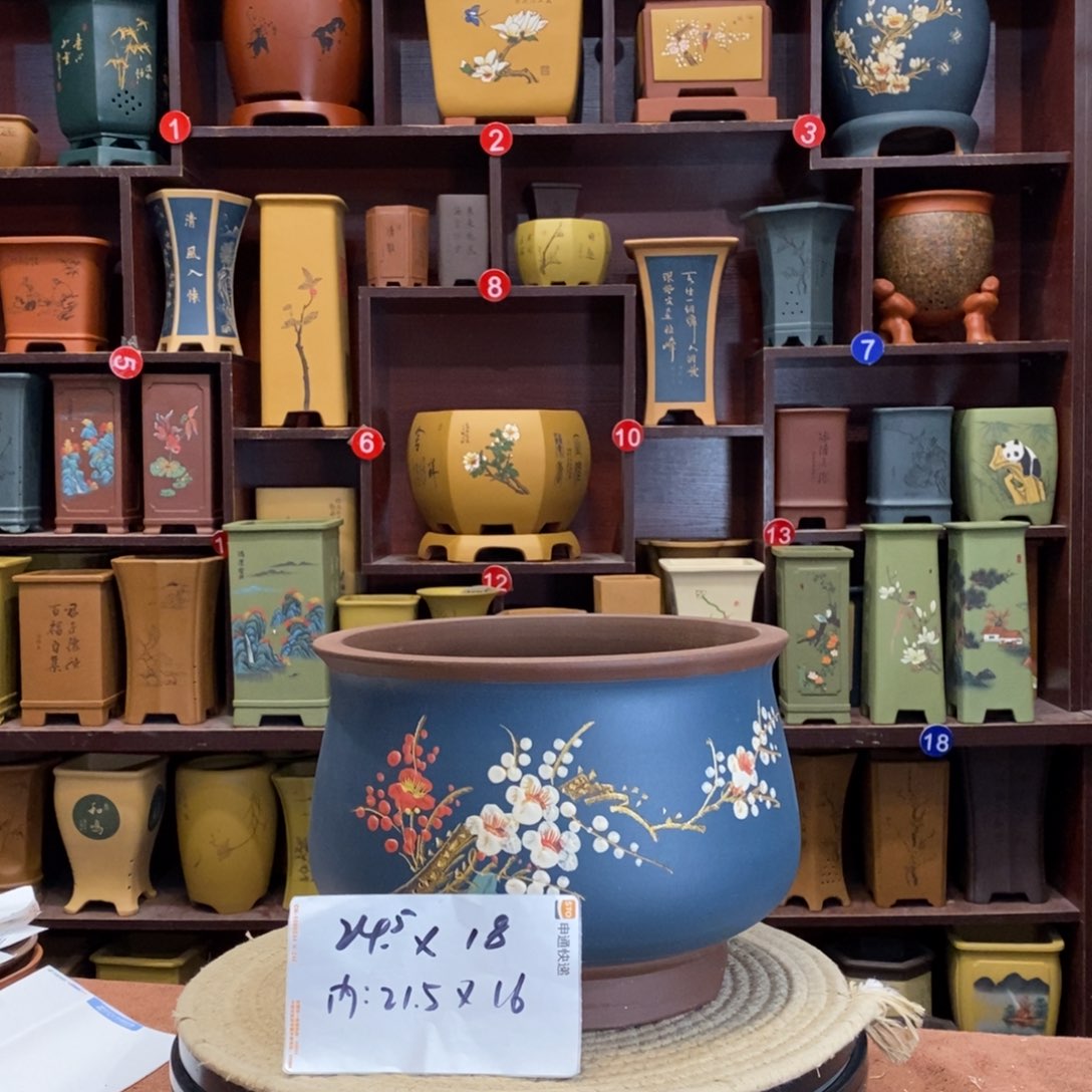 紫砂花盆紫砂艺术