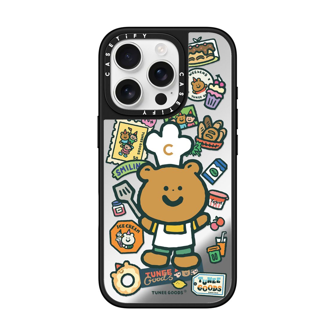 CASETiFY-大厨团阿熊-镜面手机壳适用于苹果16pro/promax