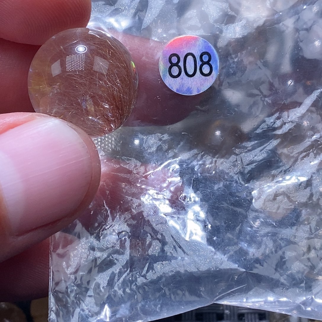 林***麓未镶嵌手链发晶天然水晶