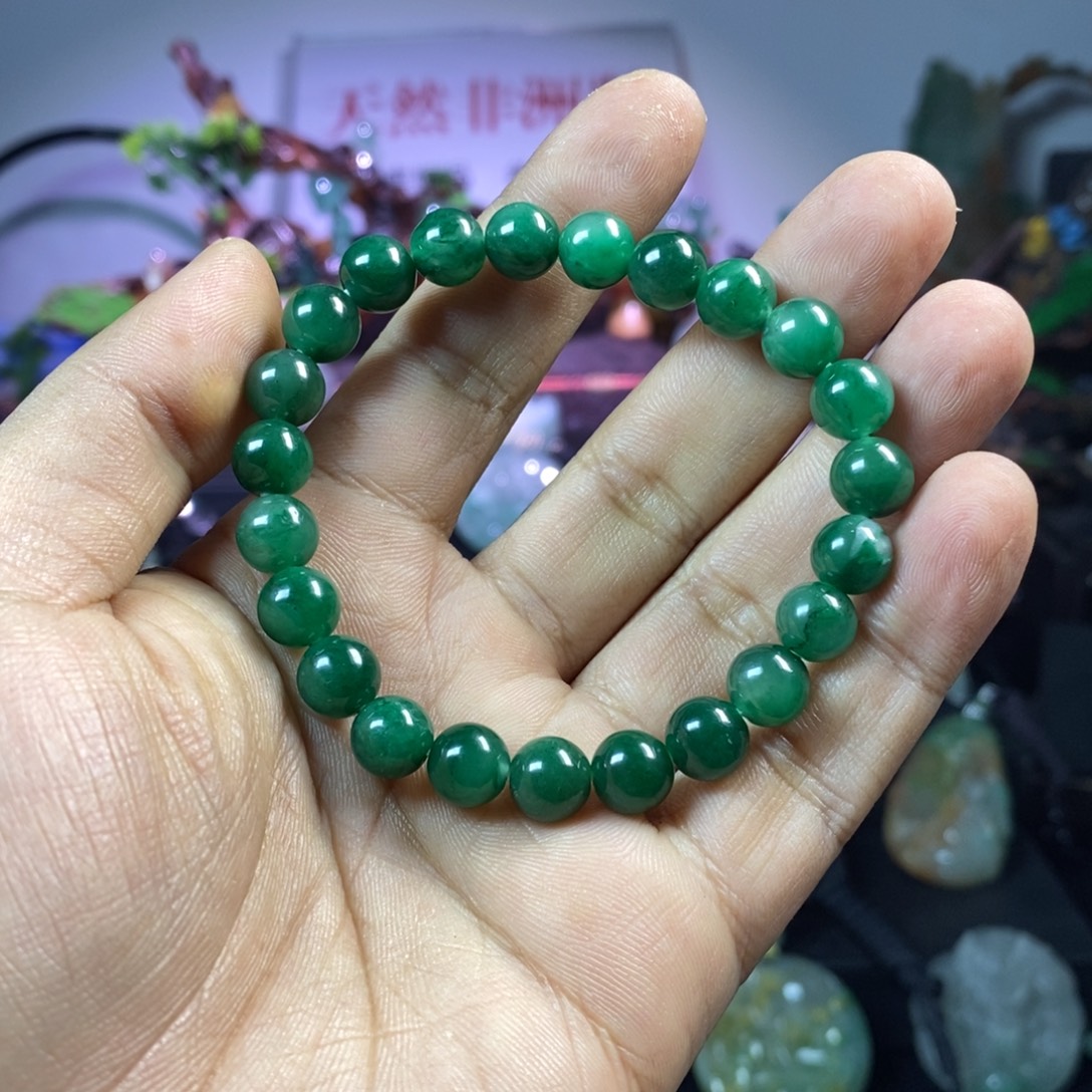 石英质玉（非洲翠）未镶嵌吊坠(不含链)