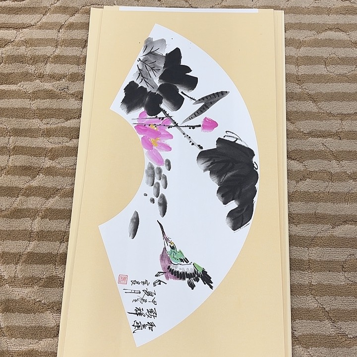 国画花鸟的翅膀和翅膀33.66