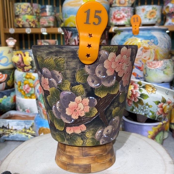 红陶景德镇艺术手绘作品