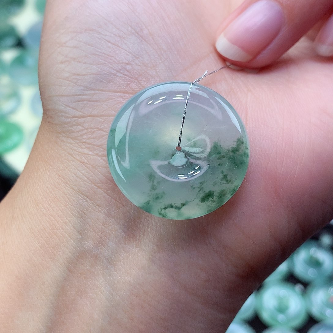 翡翠颈饰未镶嵌81尺寸25.5-6.1