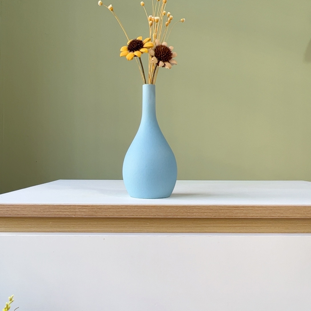 陶瓷花瓶陶瓷花瓶带花高度20-30厘米左右