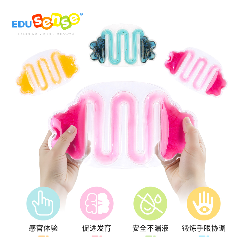 EDUsense · 软管挤挤乐解压挤压入油玩具儿童益智早教教具