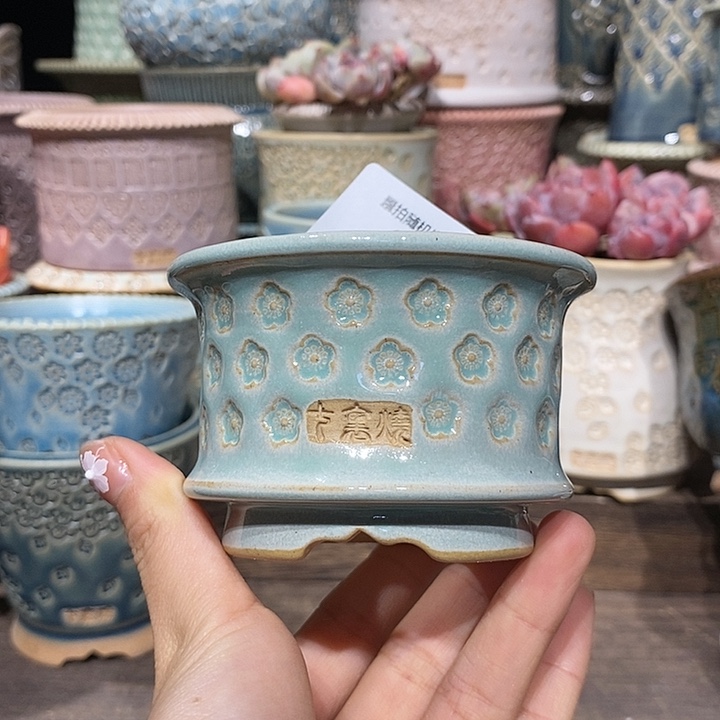 七里烧花盆3-11-449口径6