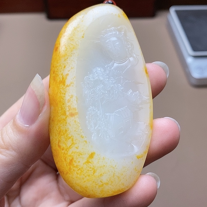 和田玉挂件未镶嵌F