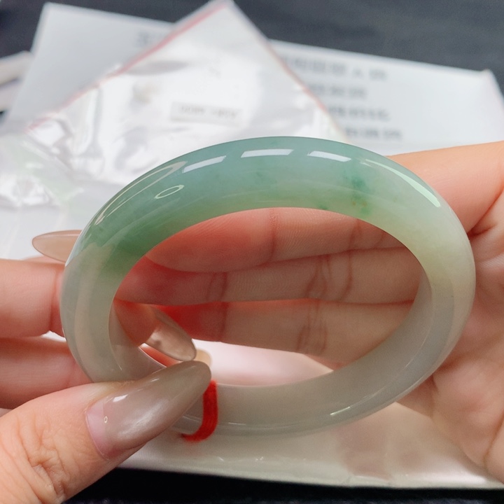 翡翠未镶嵌手镯5859