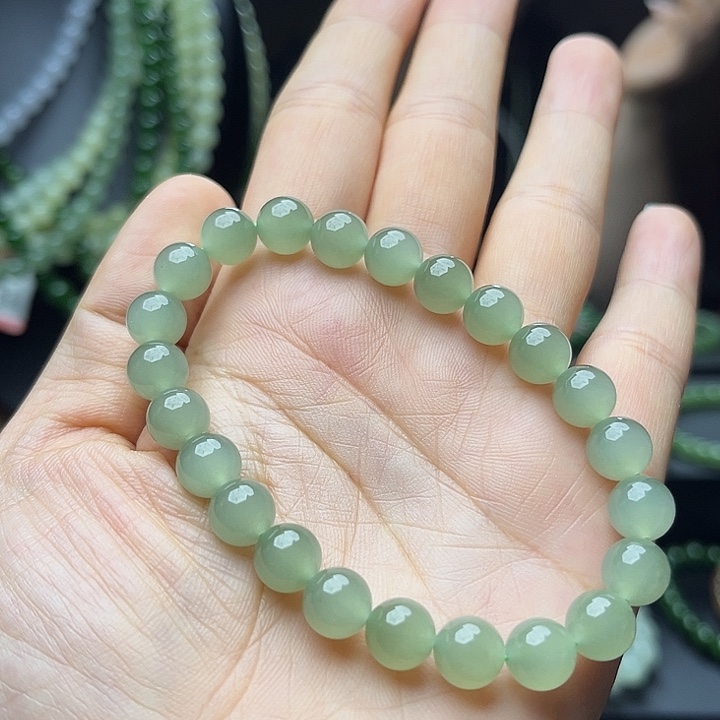 和田玉未镶嵌手链