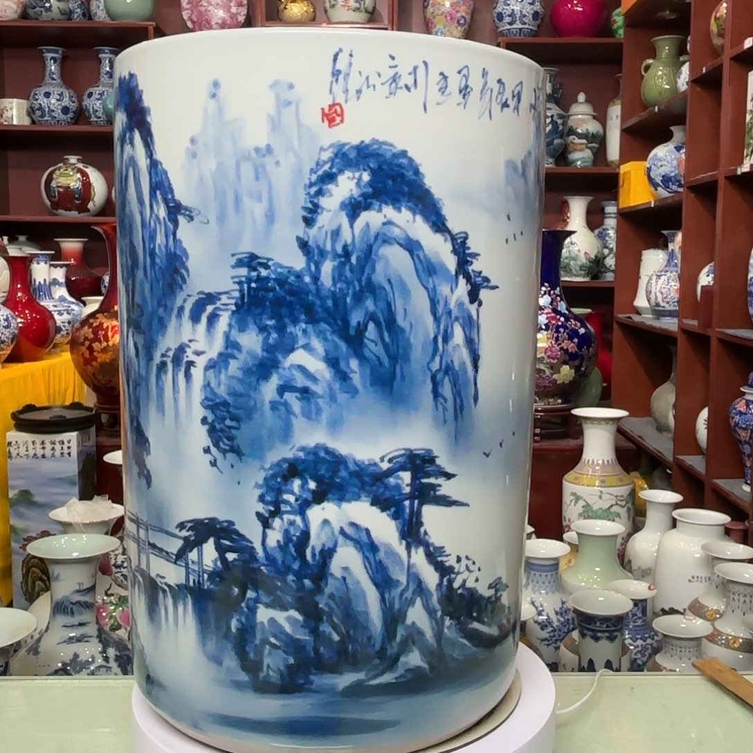 陶摆件高度42厘米宽28厘米