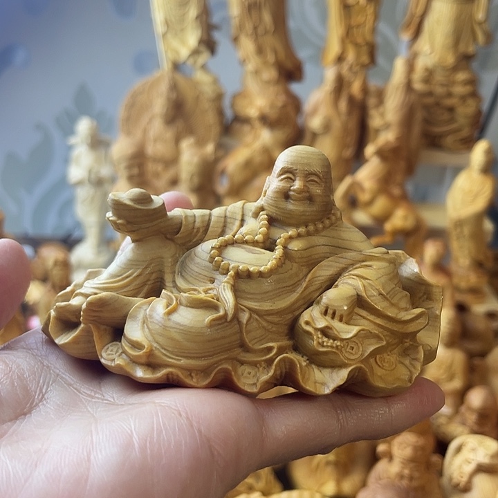 柏木（崖柏）崖柏荷叶弥勒长10公分