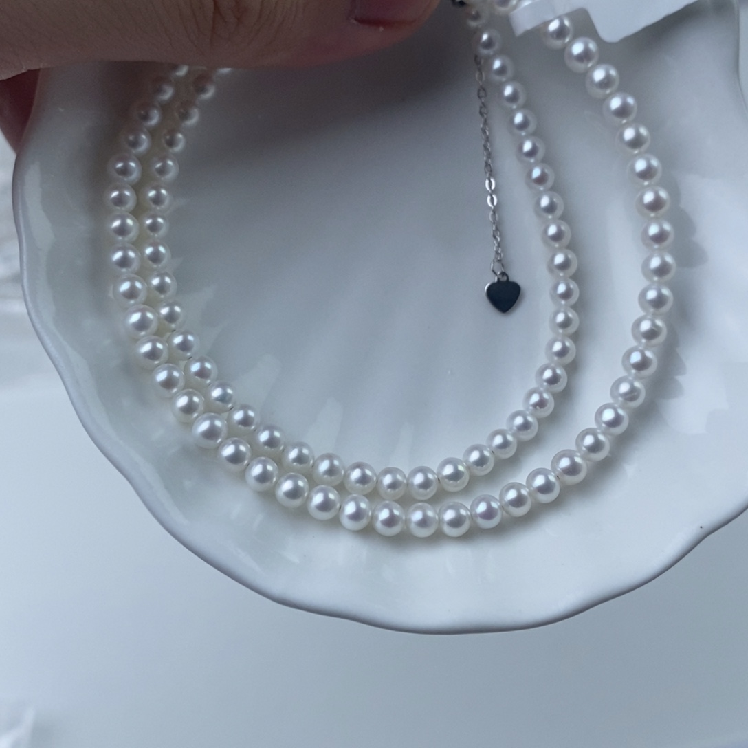 淡水珍珠银S925镶嵌项链209573