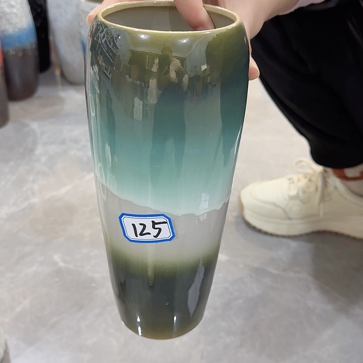 瓶紫****）125号复古陶瓷高25厘米微瑕一个