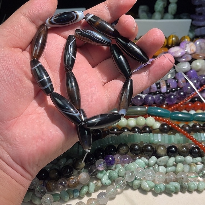 玛瑙/玉髓合金珠宝半成品