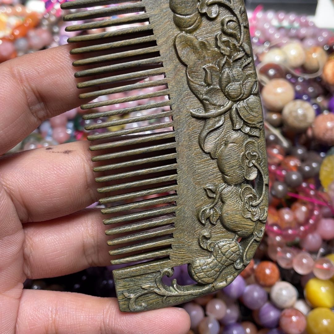 紫晶颈饰银S800镀金镶嵌