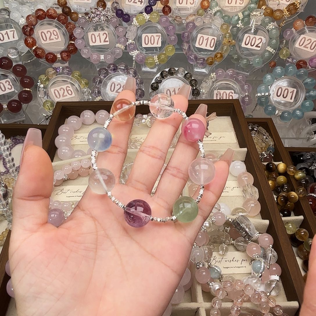 银S925镶嵌手链水晶9999999