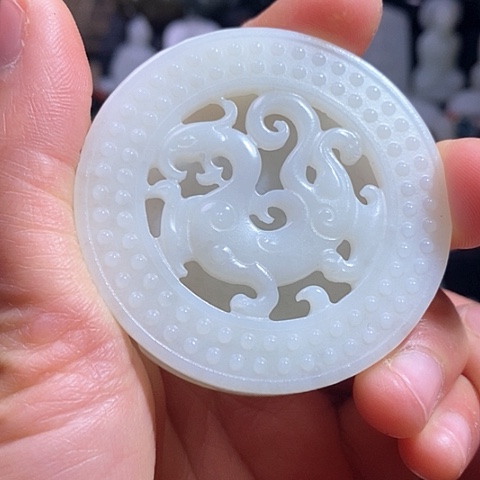 和田玉颈饰未镶嵌