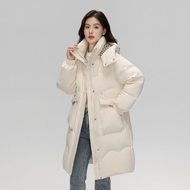 保暖长款厚款中长款合格品休闲女款时尚收腰